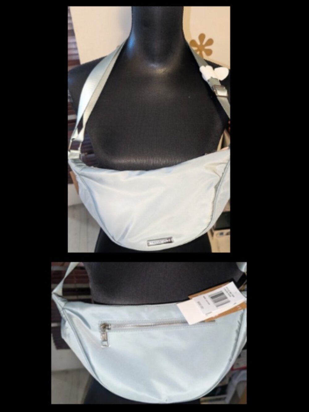 NWT Madden Girl Nylon Hobo Handbag Purse